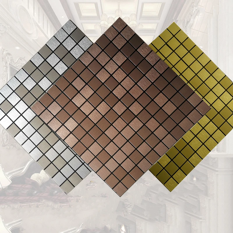 

Waterproof Mosaic Wall Sticker Adhesive Tile Kitchen Background PVC Decoration