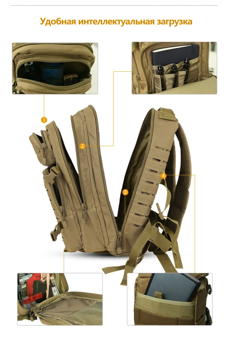 30L военный рюкзак Molle тактическая сумка водонепроницаемая сумка на открытом воздухе камуфляж военная сумка мужчины рыбалка охотничий рюкзак