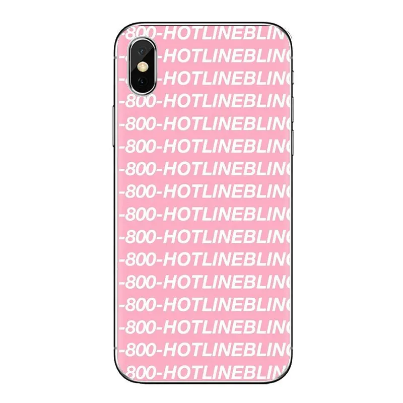 For Samsung Galaxy S3 S4 S5 Mini S6 S7 Edge S8 S9 S10 Plus Note 3 4 5 8 9 Soft Transparent Case Cute Fashion Drake Hotline Bling |