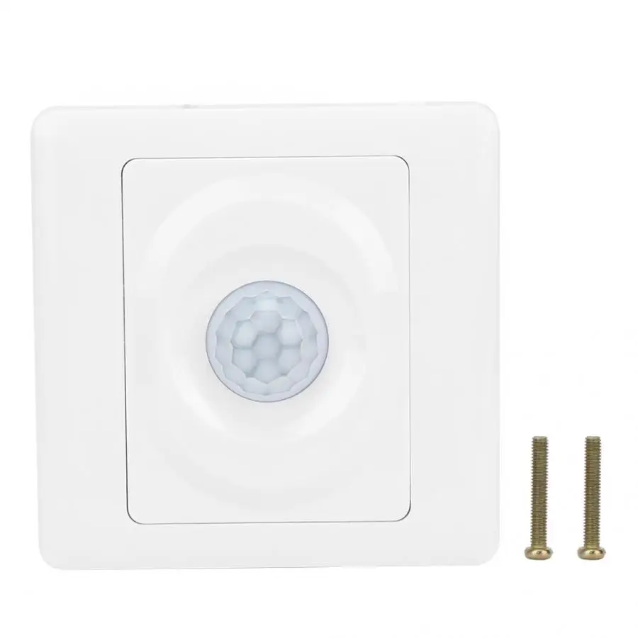 AC180 250V ABS Высокочувствительный регулируемый инфракрасный датчик движения
