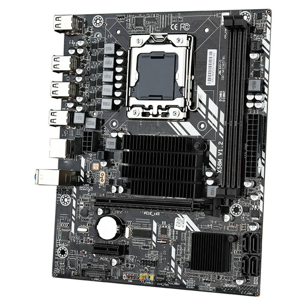 

Mainboard X58M 2.0 With Cpu Xeon E5630 Combo LGA 1366 Of Ram Ddr3 1333hz Desktop Memory Mainboard