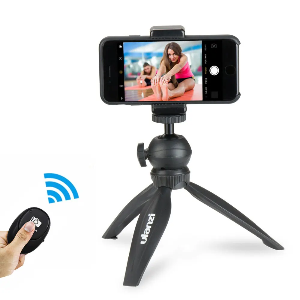 Ulanzi 2 в 1 Мини настольный штатив для смартфонов и фотоаппарата с Креплением