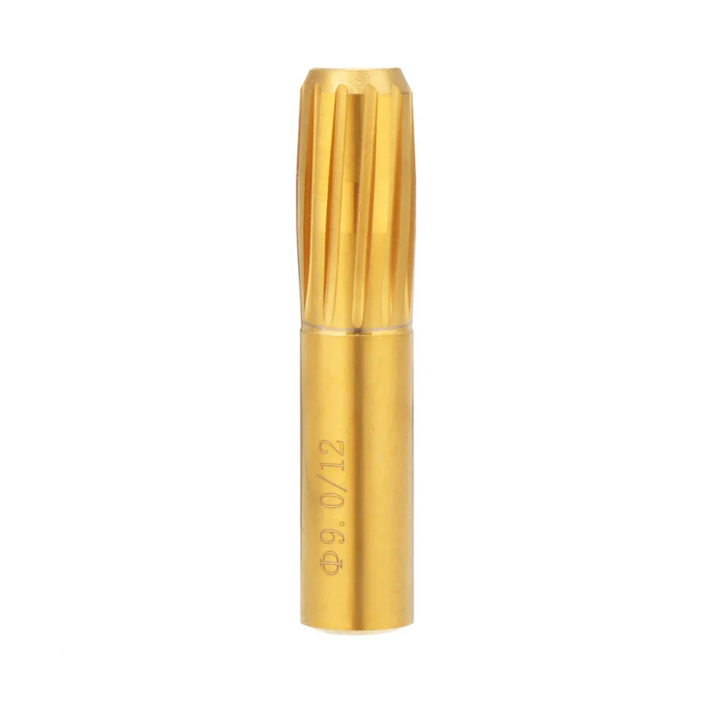 New Rifling Button 5.5mm 5.6mm 6.35mm 9.0mm 12 Flutes Hard Alloy Chamber Helical Machine Reamer Break Durable Tool Accessories