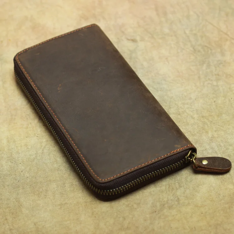 Ручная сумка Мужской Длинный кошелек мульти-карта ручная Ретро Серебряная