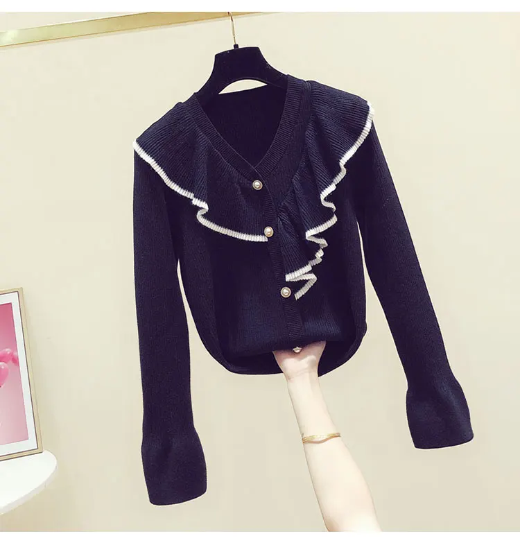 

Women Hooded Striped Pullover Sweatershirt Europe And The United Blouses Femme Blusas GRAY22