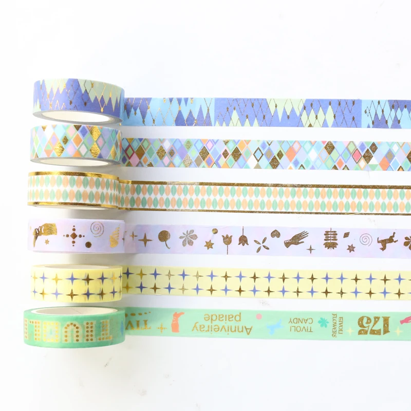 Милые конфеты Domikee японская Золотая фольга декоративные бумажные Маскировочные