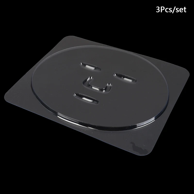 3pcs Reuseable Facial Mask Plate Clear Silicone Mold Tray For Fruit Vegetable Machine Maker Making DIY Tool | Красота и здоровье
