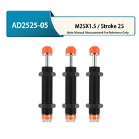 ad series ad2525 5 25mm stroke adjustable hydraulic buffer pneumatic oil pressur hydraulic shock absorber high quality