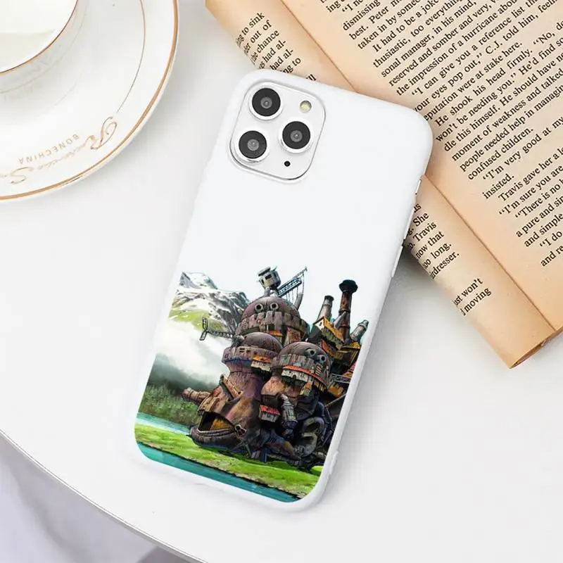 

Anime Harley's Moving Castle Phone Case Candy Color for iPhone 11 12 mini pro XS MAX 8 7 6 6S Plus X SE 2020 XR