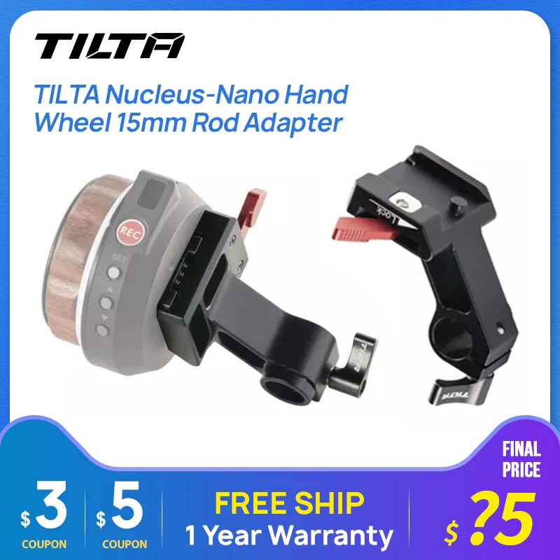 Крепление Tilta для контроллера Nucleus Nano Hand Wheel 15mm rod Adapter|Аксессуары фотостудии| |