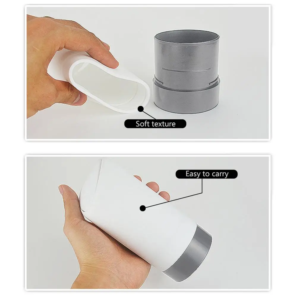 

1PCS Auto Car Garbage Can Car Trash Can Silicone Garbage Dust Case Holder Rubbish Bin Black White