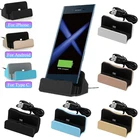 Док-станция Type C Micro USB для iPhone 7 8 Plus XS MAX Huawei P30 P20 lite Honor 6 7 7A 7X 8A