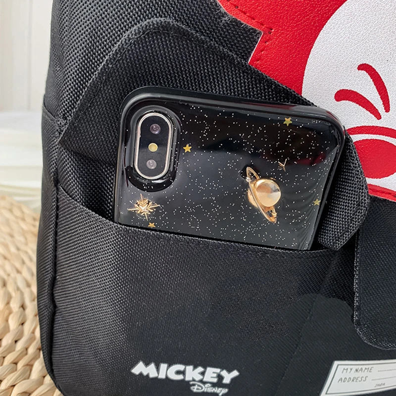 Новинка 2019 милый рюкзак Disney с Микки Маусом модная повседневная школьная сумка