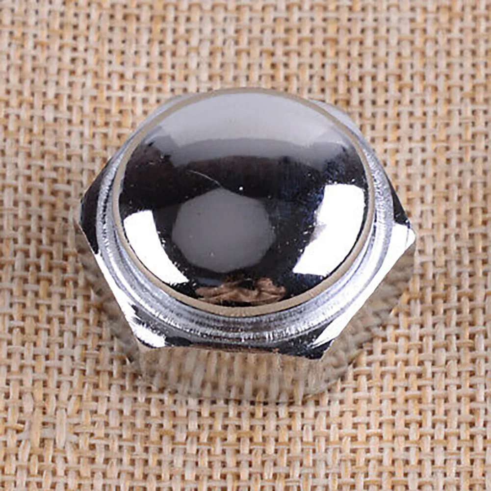 

1PC Nut Washer Cap Steering Stem Metal Replace Silver High Quality New
