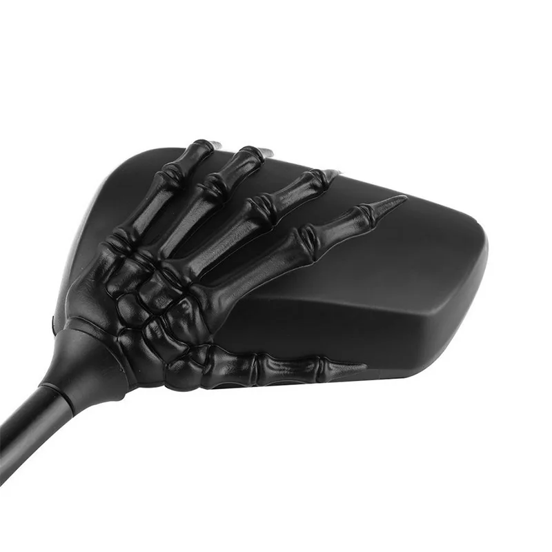 Универсальные высококачественные мотоциклетные зеркала заднего вида с черепом