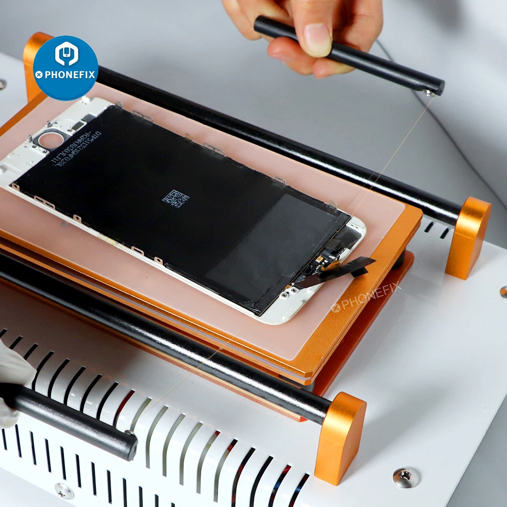 110220v build in vacuum 7 inch lcd touch screen separator machine kit for iphone samsung xiaomi mobile phone front glass repair free global shipping