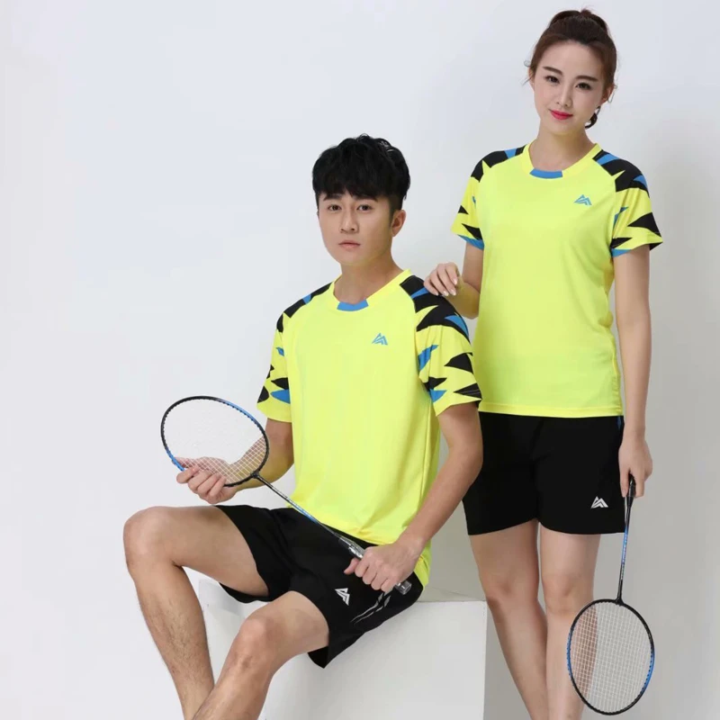 Рубашки для бадминтона команда чемпионов мира Турнирная одежда мужчин дышащая