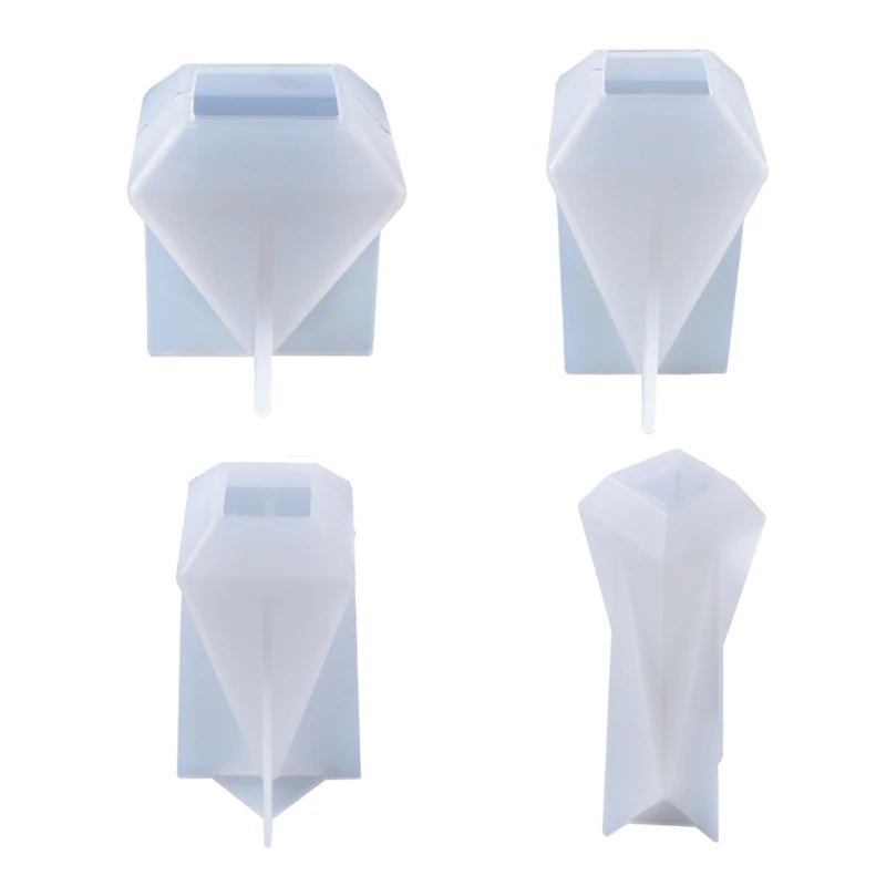 

DIY Crafts Square Cone Epoxy Resin Mold Jewelry Pendant Casting Silicone Mould
