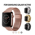 Ремешок Миланская петля для Apple Watch Series 5 4 3 2 1, сменный Браслет из нержавеющей стали для iwatch 44 мм 42 мм 40 мм 38 мм