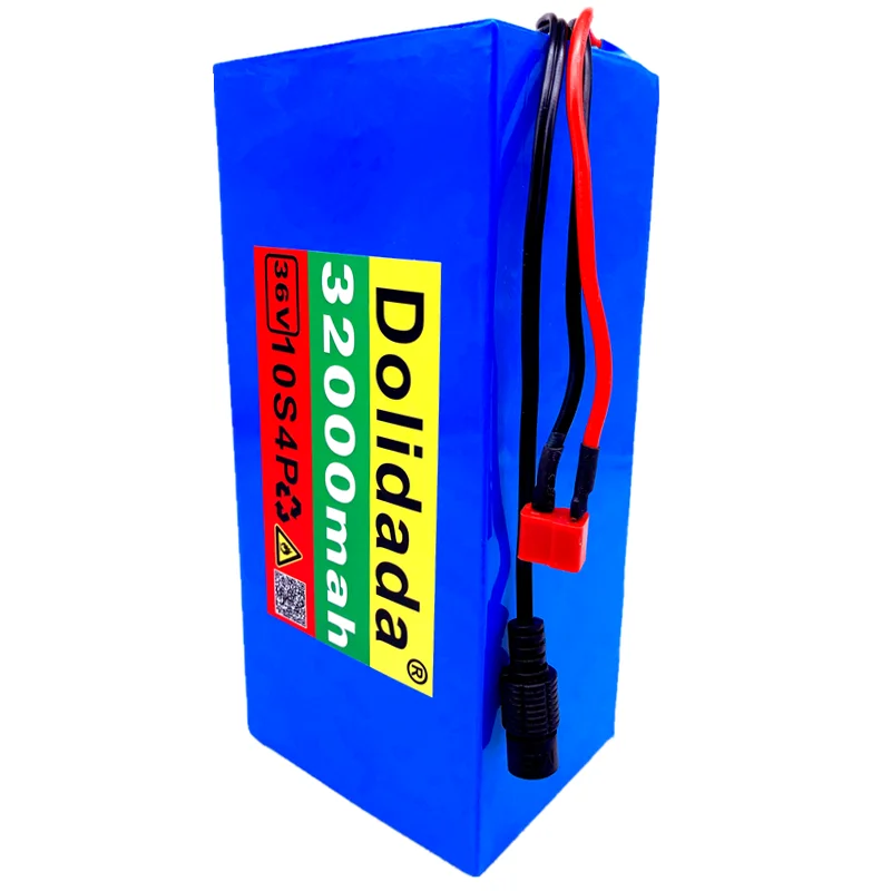 

36V battery 10S4P 32Ah battery pack 1000W high power battery 42V 32000mAh Ebike electric bicycle BMS+42v charger