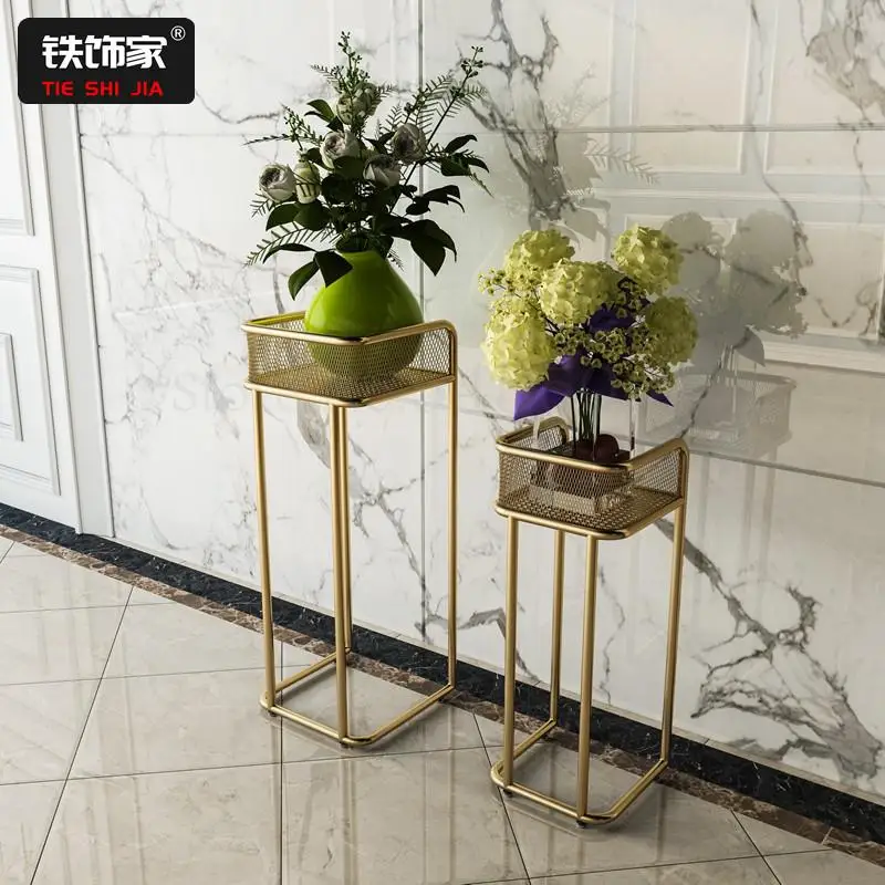 Скандинавские современные минималистичные золотые кованого железа Цветочная