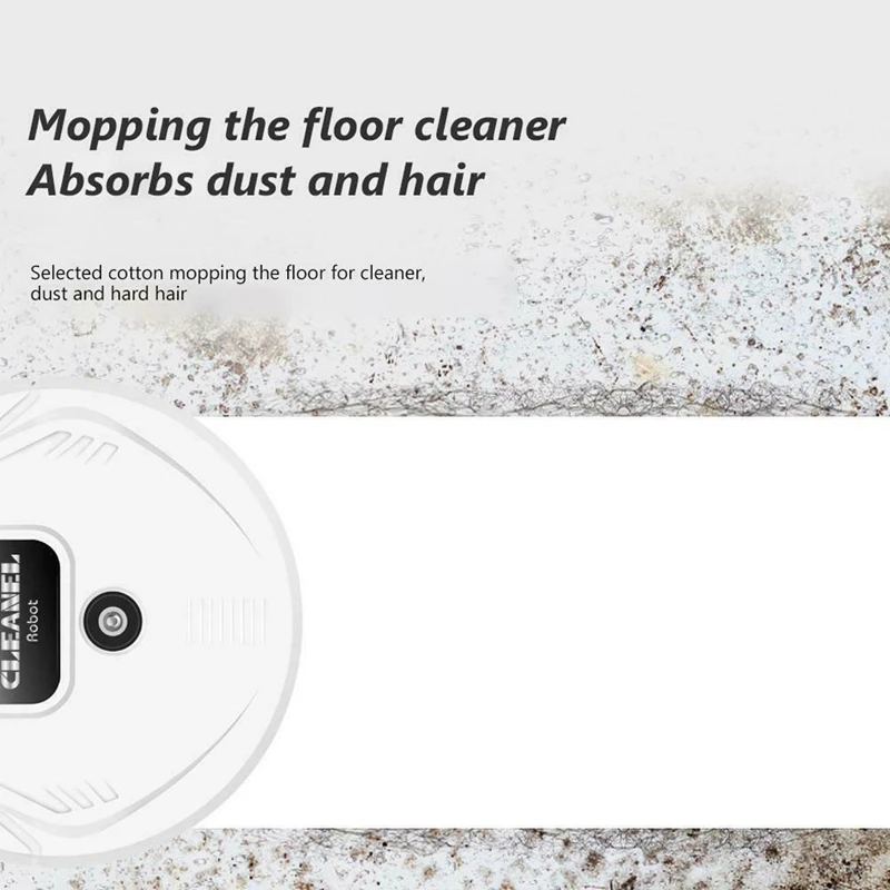 

2 Set UV Disinfection Smart Sweeping Robot Vacuum Cleaner Floor Auto Suction Sweeper USB Rechargeable-White & Black