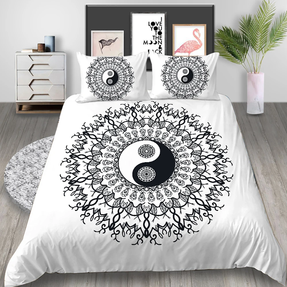 Thumпостельные принадлежности Инь и Ян Комплект постельного белья тайцзи простое