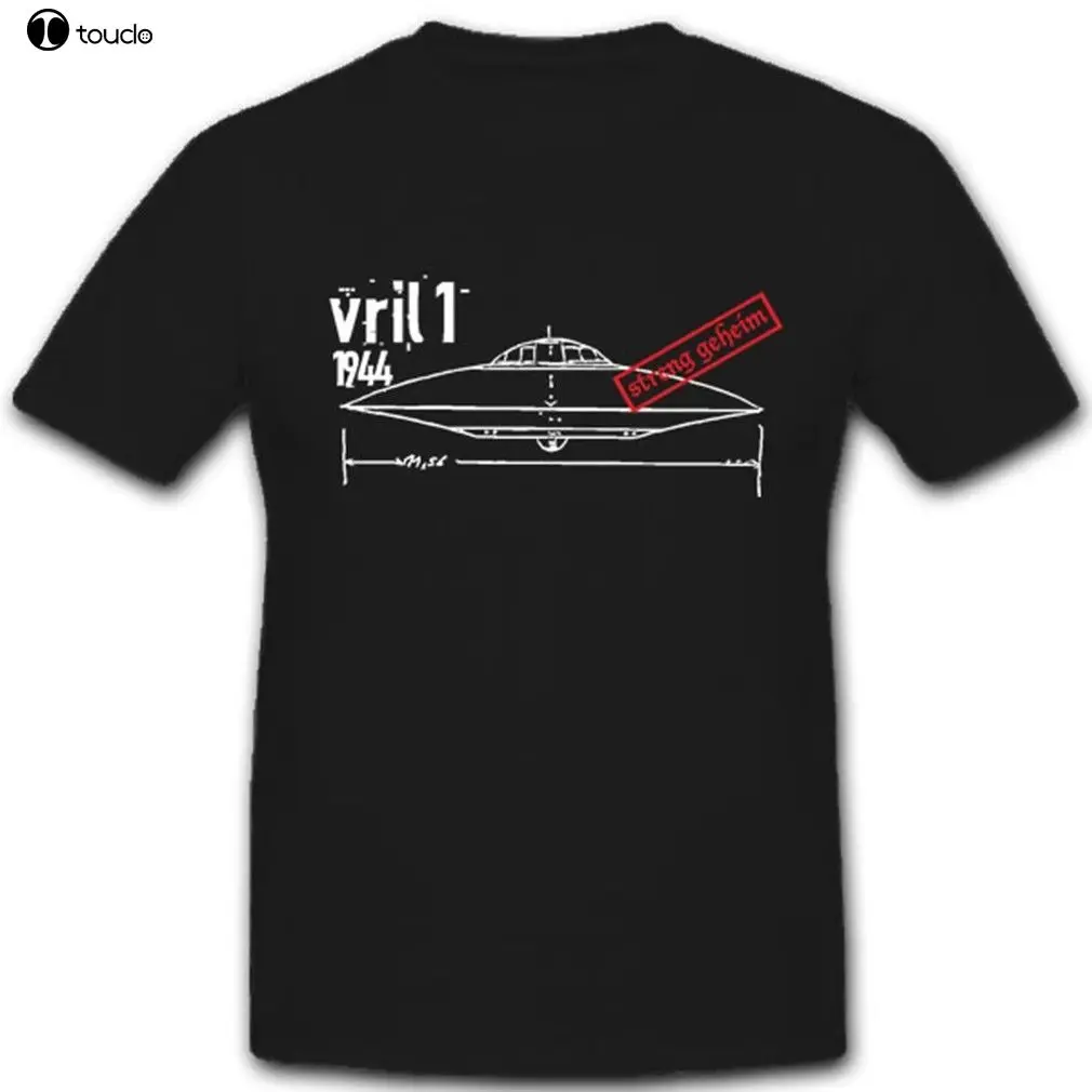 Новинка модные футболки новинка топы с круглым вырезом Vril 1 Haunebu новелены