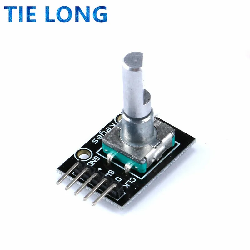 

TIELONG 360 Degrees Rotary Encoder Module For Arduino Brick Sensor Switch Development Board KY-040 With Pins