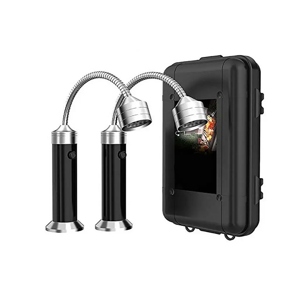 

Grill Light 2 Pack LED Barbecue Light Outdoor Magnetic Base Grill Light 360 Degree Flexible Gooseneck Water And Heat Resista