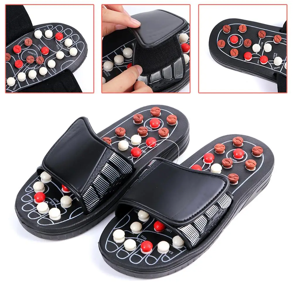 

Foot Massage Slippers Acupuncture Therapy Massager Shoes For Foot Acupoint Activating Reflexology Feet Care Massageador Sandal