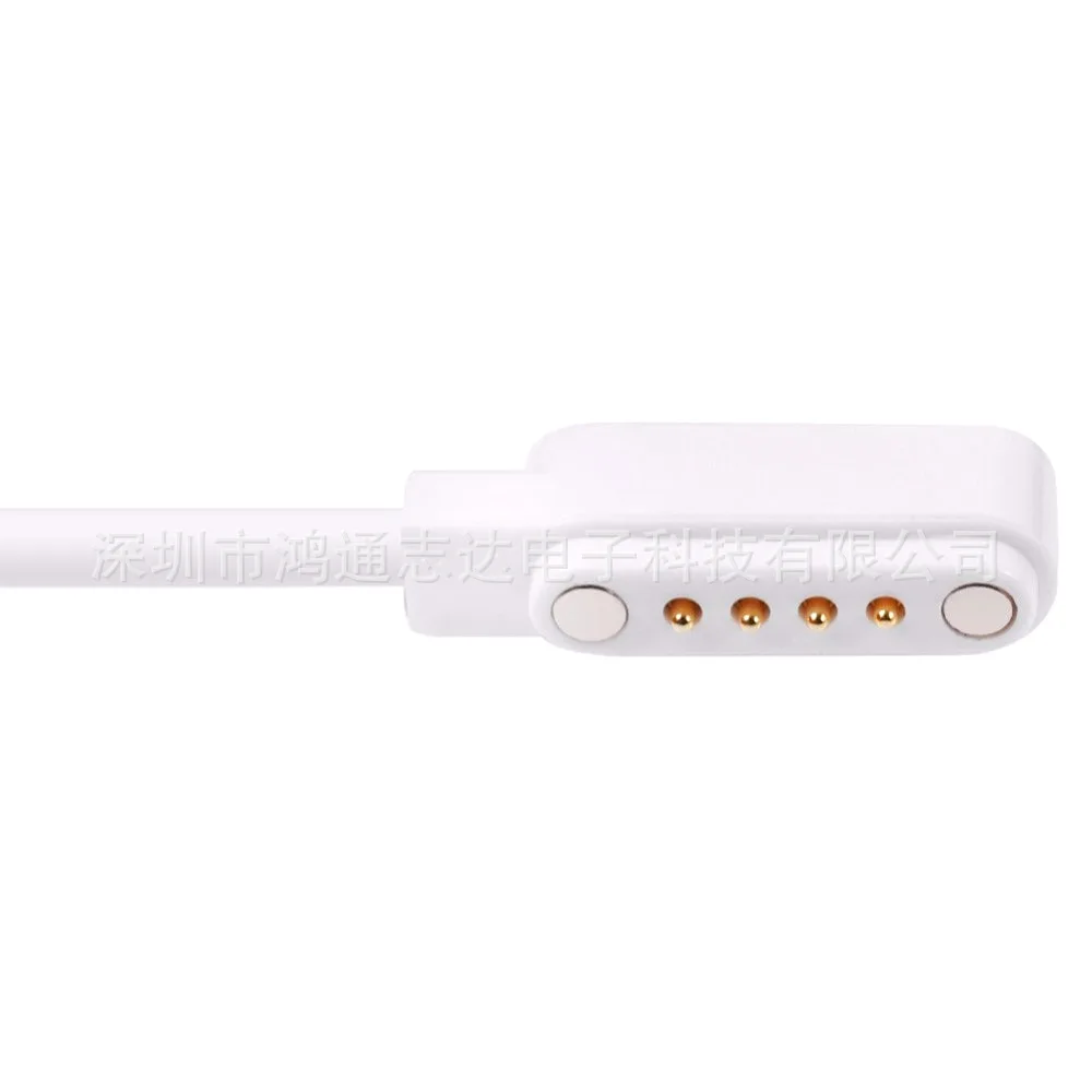Универсальный 4pin 7,62 пространство Смарт часы Магнитный зарядный кабель USB 2,0 мужчина к 4 Pin Магнитный Зарядное устройство Шнур Y95 KW18 KW88 KW98 DM