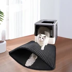 Двухслойный коврик для кошачьего туалета, подстилка для туалета, кровать для домашних животных