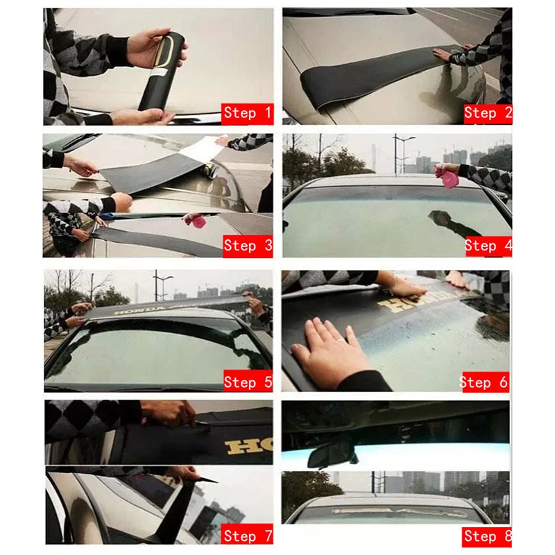 

Graphic Car Sticker 130*21CM Accessories Decal Decoration Kit Reflective