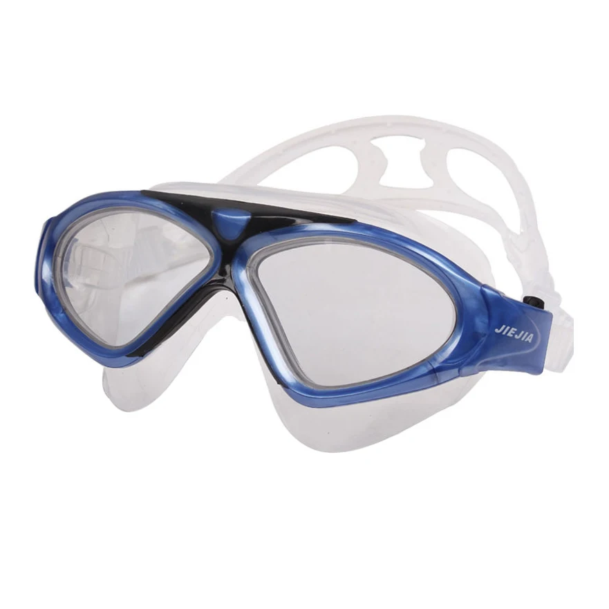 Очки для плавания взрослых с защитой от УФ-излучения Регулируемые Прозрачные