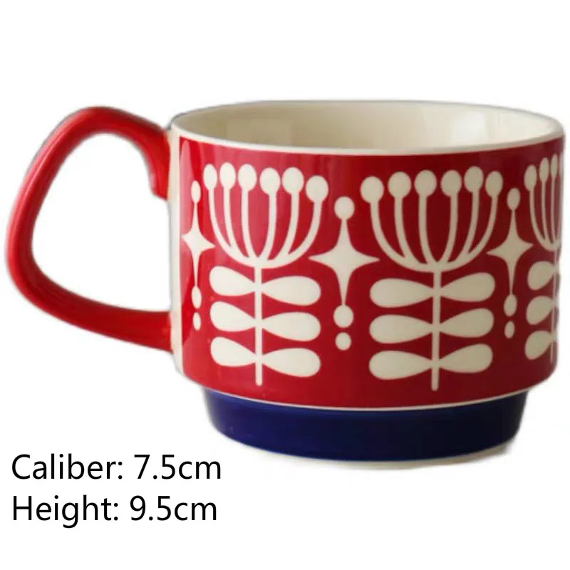 250 мл японская керамическая Ретро глазурованная Скандинавская кофейная кружка