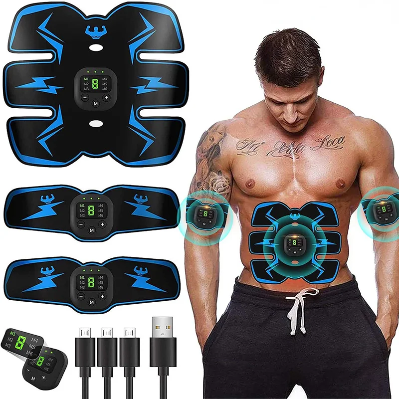 

EMS Wireless Muscle Stimulator Trainer Smart Fitness Abdominal Training Electric Weight Loss Stickers Body Slimming Massager