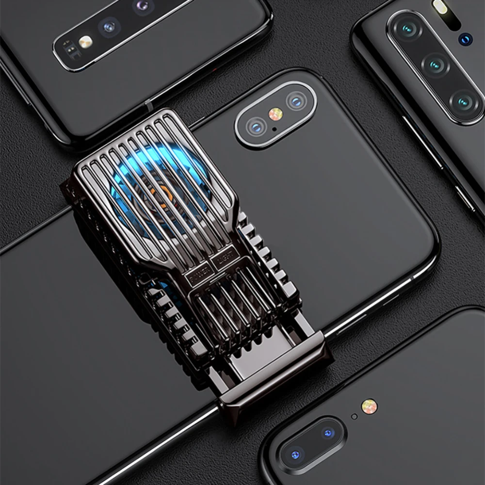 Охлаждающий кулер для телефона для iPhone XR samsung S10 huawei Android игровой держатель для телефона игровой охлаждающий игровой радиатор аудио Aux радиатор