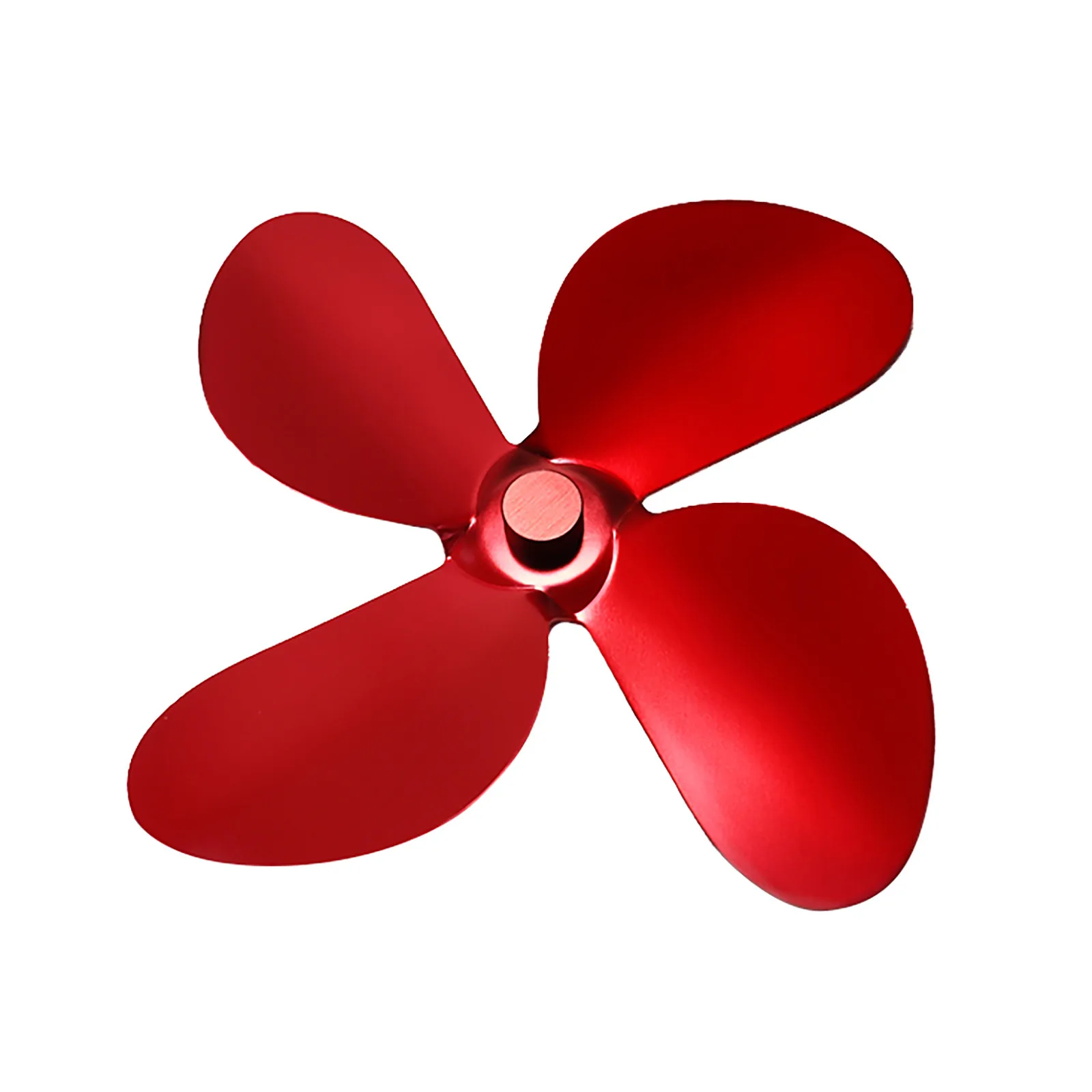 4 лезвия черный зернистый тепловой вентилятор для дровяной плиты деревянная