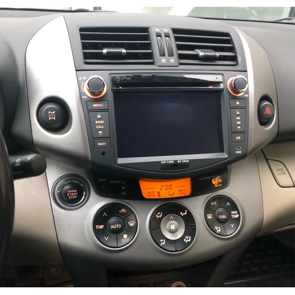 Автомобильный мультимедийный плеер стерео GPS DVD радио навигация Android экран для