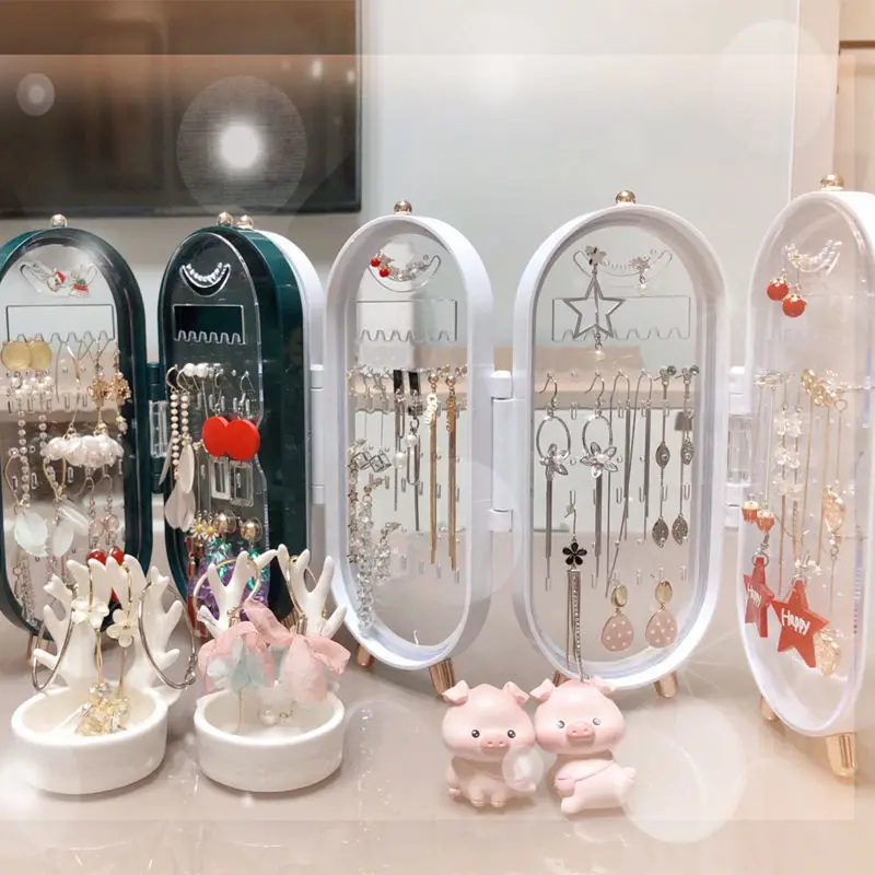 Полка для сережек демонстрационный стенд бытовых шкатулка украшений высокого