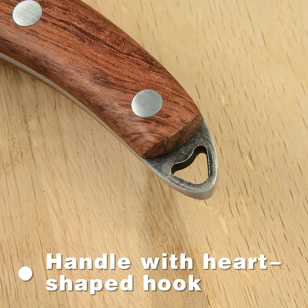 

Stainless Steel Boning Knife Forged Anti-stick Cleaver Fish Vegetable Handguard Camping Kitchen Knife With Knife Covers Sheath