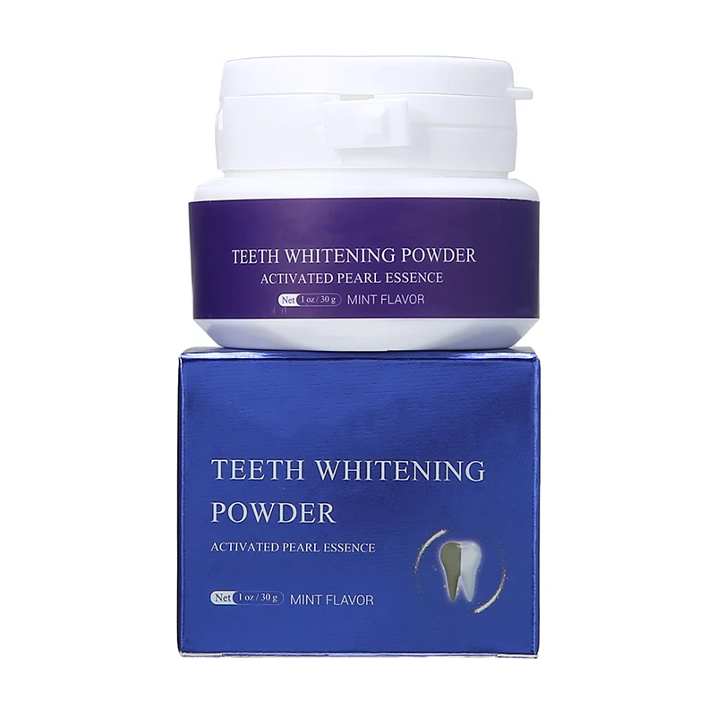 

30g Natural Teeth Whitening Powder Cleaning Toothpaste Pearly White Dental Care Fresh Breath Gums Enamel Protecting
