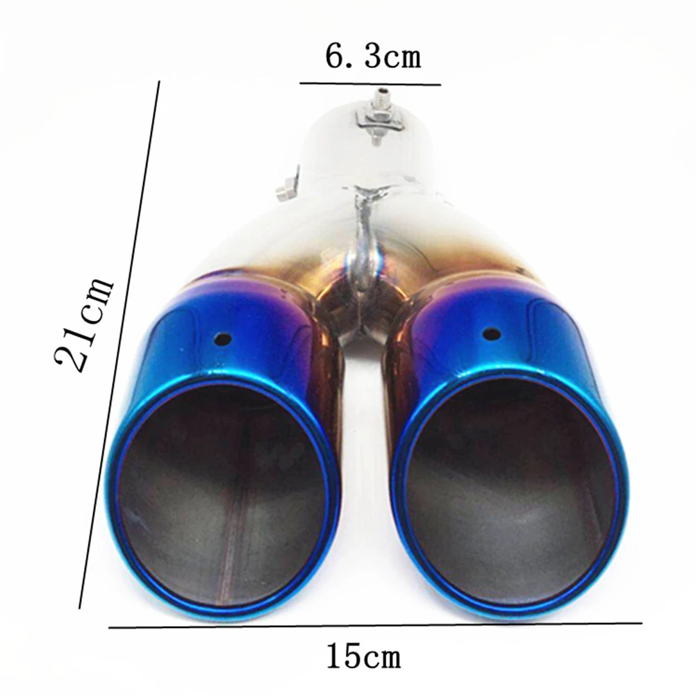 1 шт. глушитель выхлопной трубы хвостовая труба выпускное сопло конец отделки из