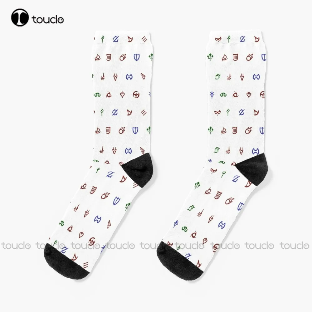 All Job Icons Socks Unisex Adult Teen Youth Socks Personalized Custom 360° Digital Print Hd High Quality  Christmas Gift