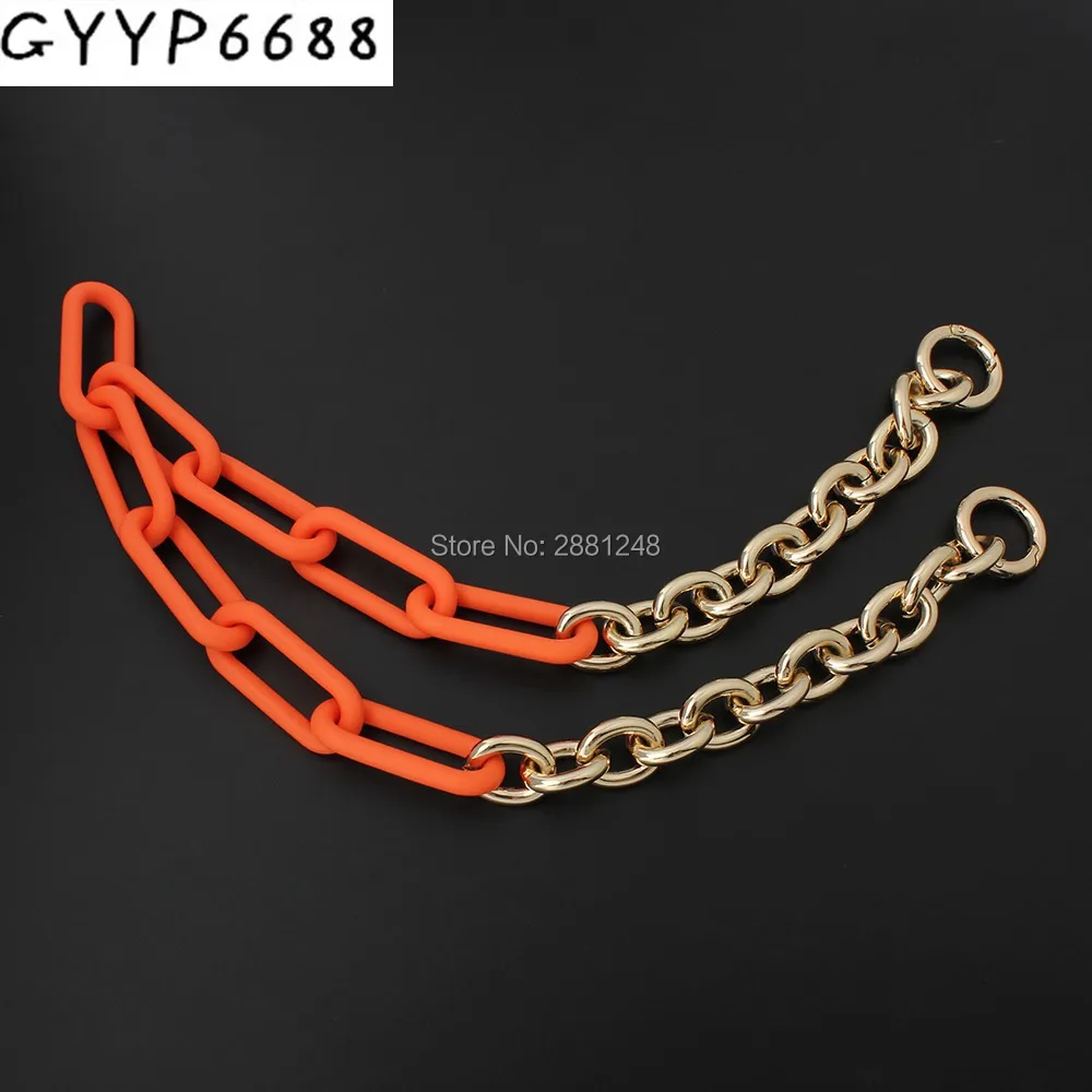 Белая сумка feshion светильник из смолы алюминиевая цепочка + пружинный кольцевой