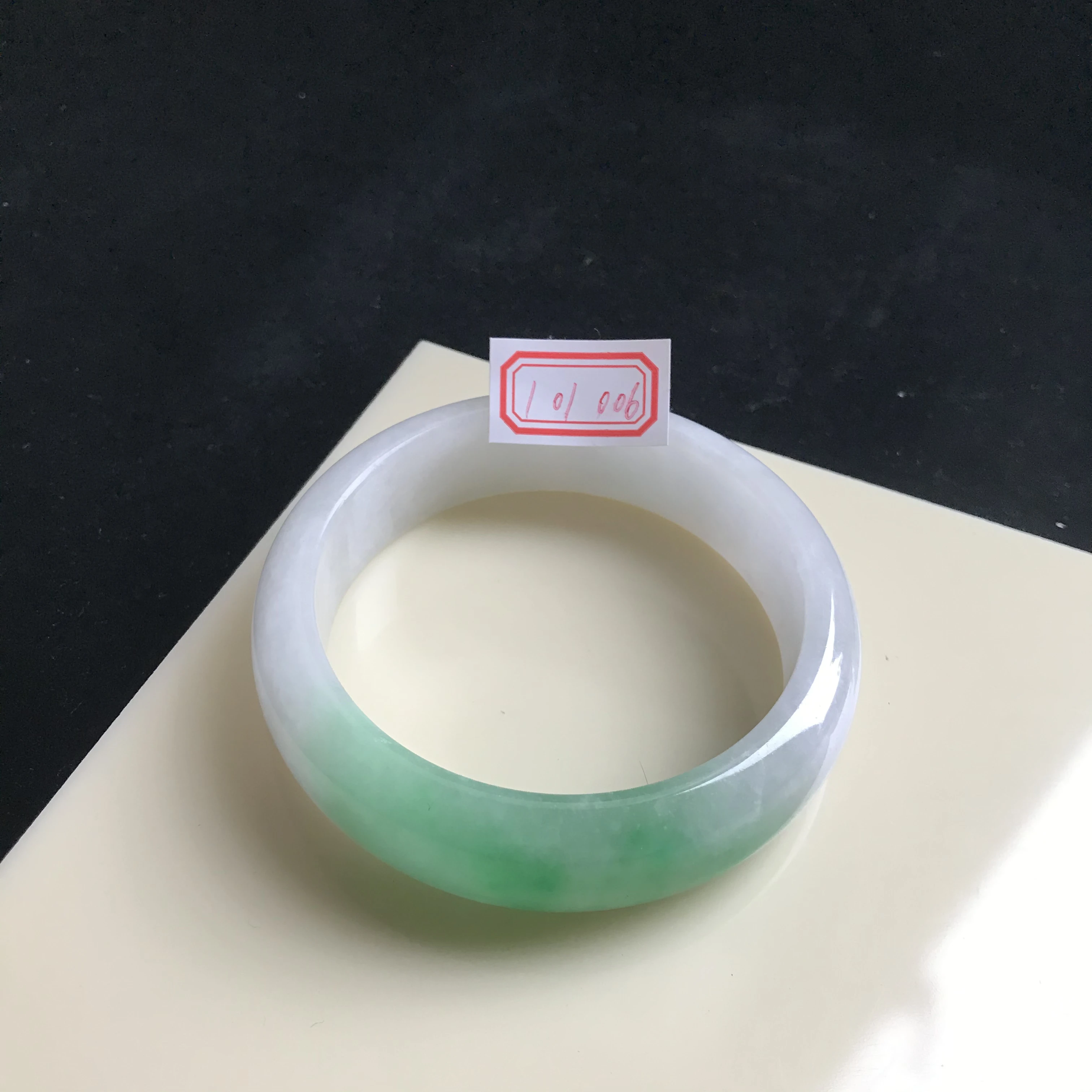 

Burma 100%Genuine High-end Jadeite Bracelet Jewelry Jade Bangles For Women 58mm(With Certificate)
