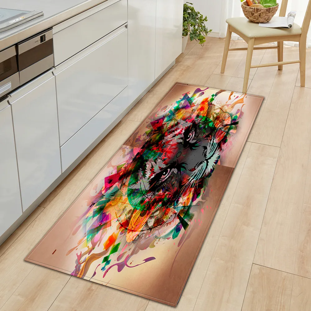 

Modern Kitchen Carpet Simplicity Bedroom Rugs Entrance Doormat Decoration Kids Room Tatami Floor Bathroom Anti-Slip Balcony Mat