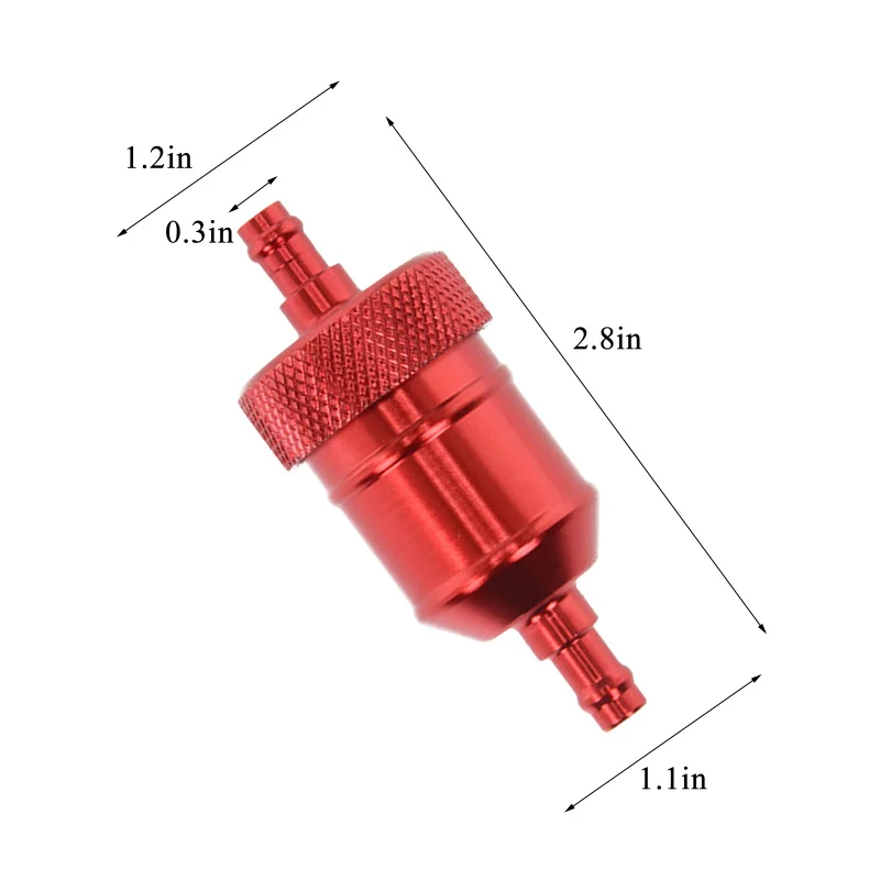 5 цветов 8 мм бензиновый газ топливный фильтр очиститель для мотоцикла питбайка