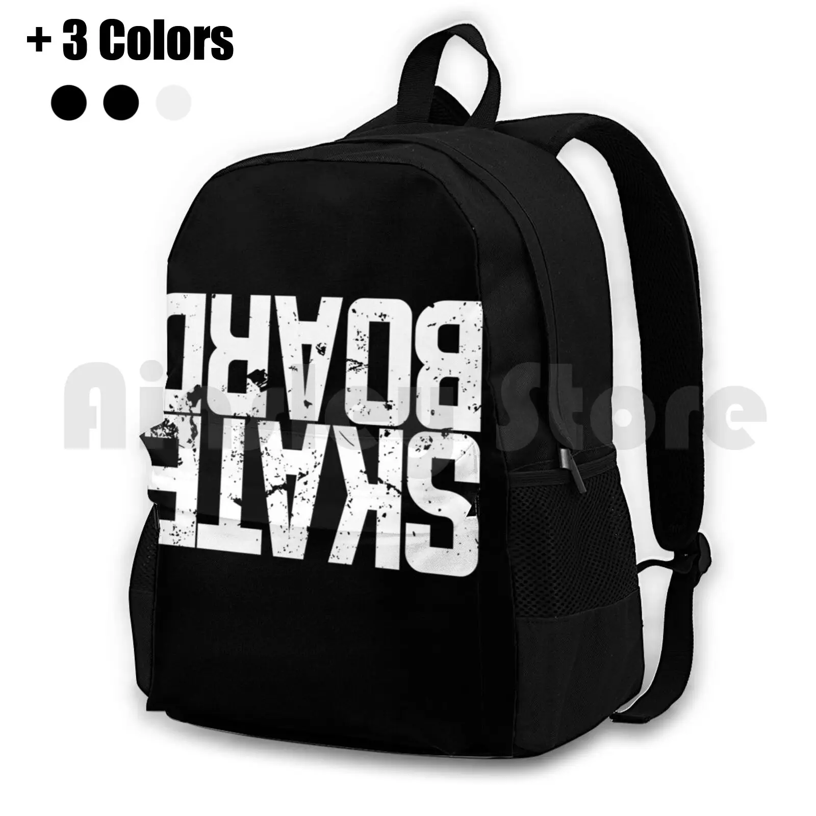 

Skateboard Outdoor Hiking Backpack Waterproof Camping Travel Skateboard Skateboarding Ollie Skating Skater Girl I Love